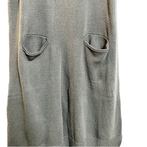 Rokoko Pocketed Midi Knit Sweater Dress Grey Size Medium - Picture 3 of 5